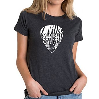 Guitar Pick - Women's Premium Blend Word Art T-shirt