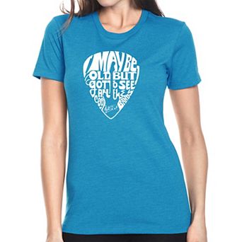 Guitar Pick - Women's Premium Blend Word Art T-shirt