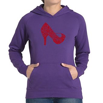 High Heel - Women's Word Art Hooded Sweatshirt