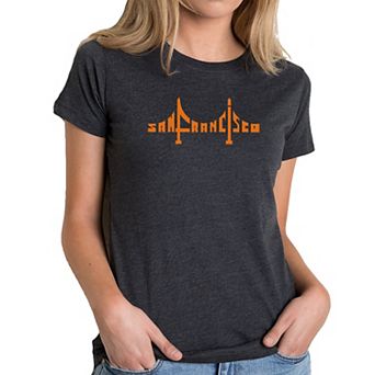San Francisco Bridge - Women's Premium Blend Word Art T-shirt