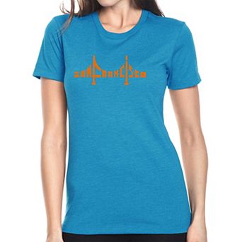San Francisco Bridge - Women's Premium Blend Word Art T-shirt