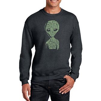 Alien - Mens Word Art Crewneck Sweatshirt