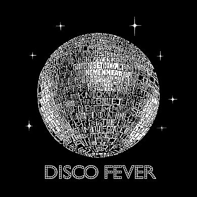 Disco Ball - Boy's Word Art T-shirt