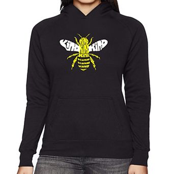 Bee Kind - Women's Word Art Hooded Sweatshirt