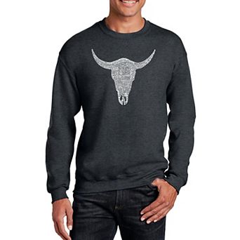 Country Musics All Time Hits - Mens Word Art Crewneck Sweatshirt