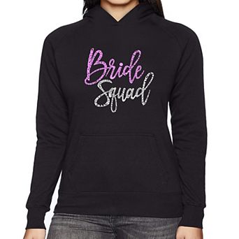 Bride Squad - Women's Word Art Hooded Sweatshirt