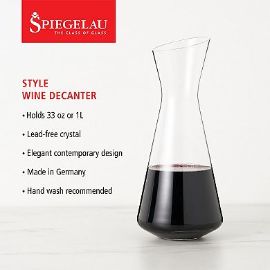 Spiegelau Style 1L Wine Decanter