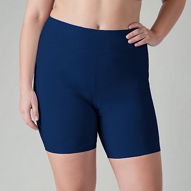 Mid-thigh Swim Shorts