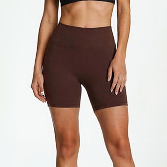 Women's High Waisted Mid-Thigh Swim Shorts