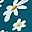 Dark Jade Daisies