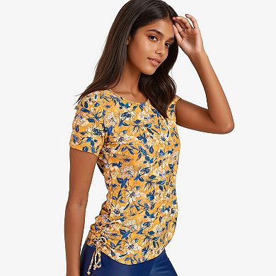 Adele Short Sleeve Women's Swim Top