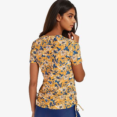 Adele Short Sleeve Women's Swim Top