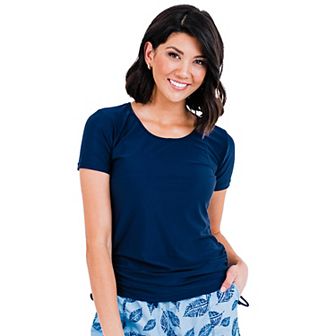 Adele Short Sleeve Women's Swim Top