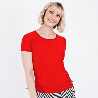 Adele Short Sleeve Women's Swim Top