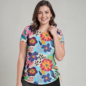 Adele Short Sleeve Women's Swim Top