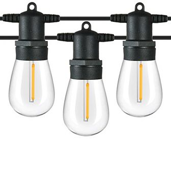 48-ft Plug-in Black Indoor/Outdoor String Light