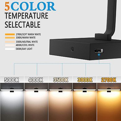 14W Dimmable LED Vanity Light with 5-level adjustable color temperature