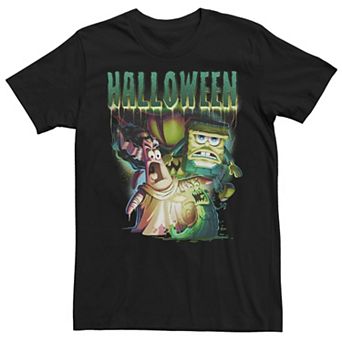 Men's SpongeBob SquarePants Halloween Poster Graphic Tee