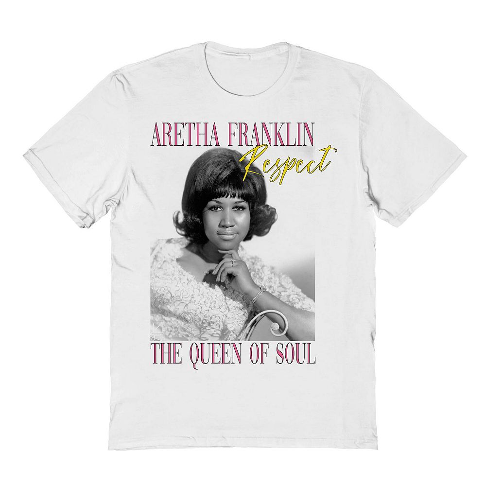 Men's Aretha Franklin B&W Vogue Respect Graphic Tee