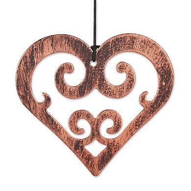 Butterfly and Heart Wind Chimes - 31.5 inches