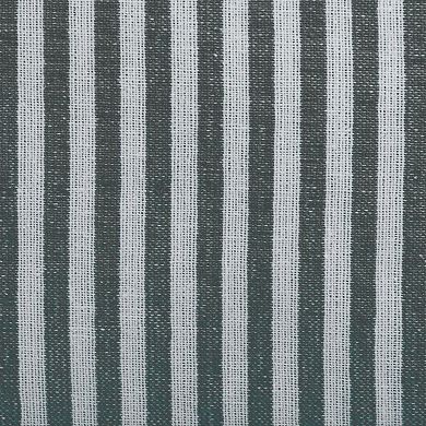 Stone Gray Striped Seersucker Round Tablecloth - 70 inches