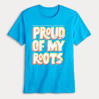 Adult Sonoma Community™ Black History Month Proud of My Roots Short Sleeve Tee