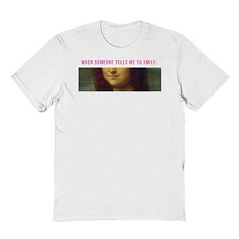Men's APOH - Da Vinci Smile Mona Graphic Tee