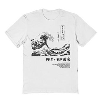 Men's APOH - Hokusai Mono Graphic Tee