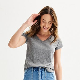 Petite Sonoma Goods For Life® Everyday Short Sleeve V-Neck Tee