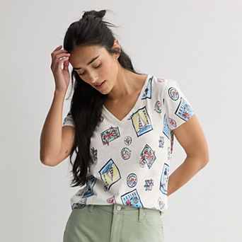 Petite Sonoma Goods For Life® Everyday Short Sleeve V-Neck Tee