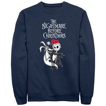 Men's The Nightmare Before Christmas Jack And Zero Poster Graphic Fleece