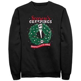 Disney's The Nightmare Before Christmas Big & Tall Season's Creepings Graphic Fleece Pullover