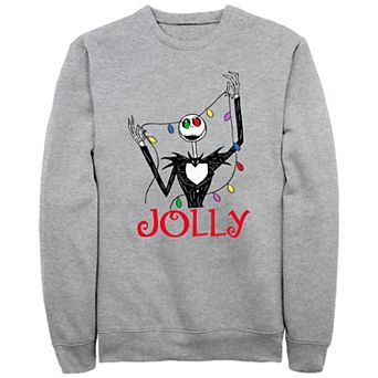 Disney's The Nightmare Before Christmas Big & Tall Jolly Jack Lights Graphic Fleece Pullover