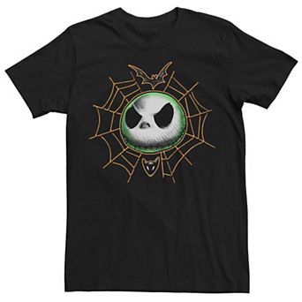 Disney's The Nightmare Before Christmas Big & Tall Jack Spiderweb Graphic Tee