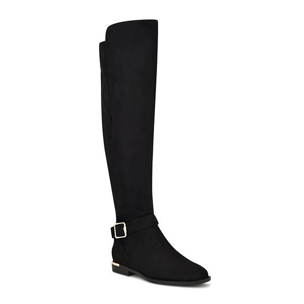 Nine west over outlet the knee suede boots