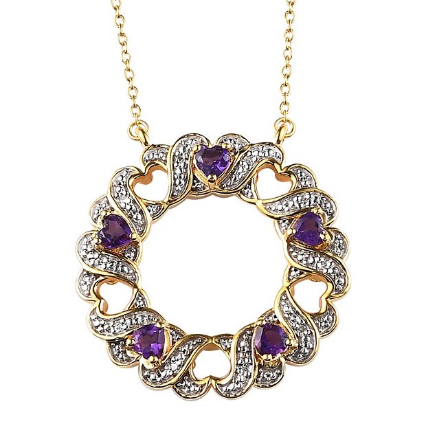 Kohls clearance amethyst necklace