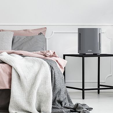 Pure Enrichment Gray True HEPA Air Purifier with UV-C Light