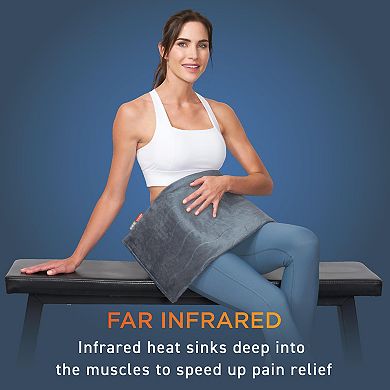 Pure Enrichment Extra-Large Heating Pad with Far Infrared Technology