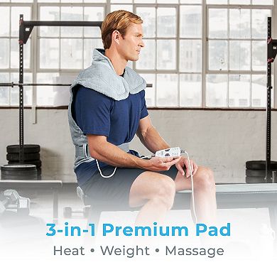 Pure Enrichment WeightedWarmth 3-in-1 Back & Neck Heating Pad