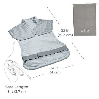 Pure Enrichment WeightedWarmth 3-in-1 Back & Neck Heating Pad