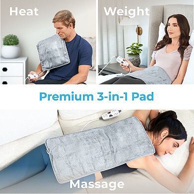 Pure Enrichment WeightedWarmth 3-in-1 Heating Pad