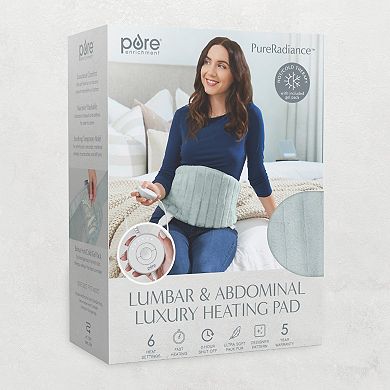 Pure Enrichment PureRadiance Lumbar & Abdominal Luxury Heating Pad