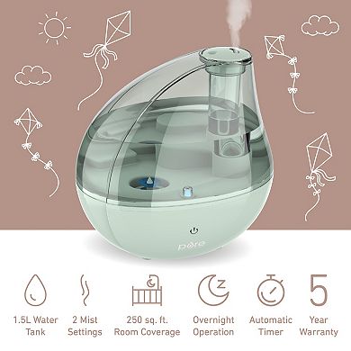 Pure Enrichment PureBaby Ultrasonic Cool Mist Humidifier & Soft Glow Night Light