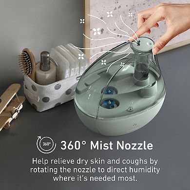 Pure Enrichment PureBaby Ultrasonic Cool Mist Humidifier & Soft Glow Night Light