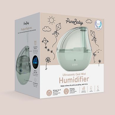 Pure Enrichment PureBaby Ultrasonic Cool Mist Humidifier & Soft Glow Night Light