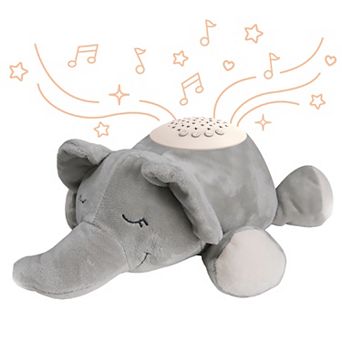 Pure Enrichment PureBaby™ Sound Sleepers Portable Sound Plush Elephant Sleep Aid Machine & Star Projector