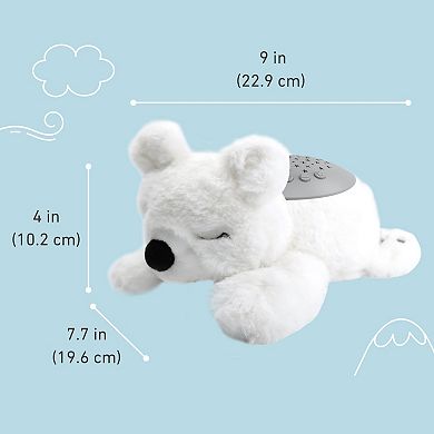 Pure Enrichment PureBaby™ Sound Sleepers Portable Sound Plush Polar Bear Sleep Aid Machine & Star Projector
