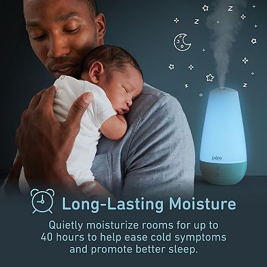 Pure Enrichment PureBaby® 3-in-1 Whisper-Quiet Humidifier, Color Changing Night Light, & Essential Oil Diffuser