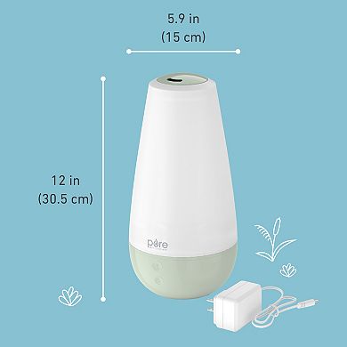 Pure Enrichment PureBaby® 3-in-1 Whisper-Quiet Humidifier, Color Changing Night Light, & Essential Oil Diffuser