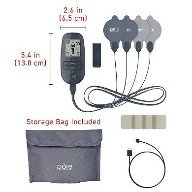 Pure Enrichment PurePulse™ Trio TENS & EMS Muscle Stimulator + Heat